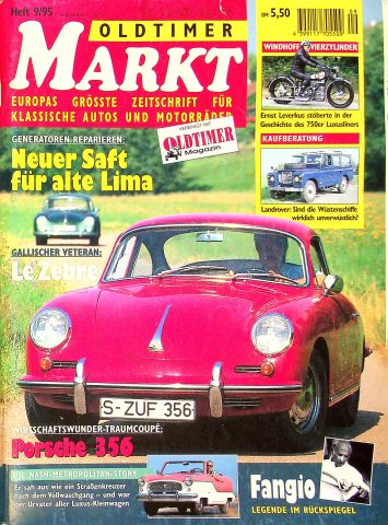 Deckblatt Oldtimer Markt (09/1995)